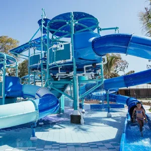 Parco giochi acquatico giochi all'aperto accessori per piscina bambini scivolo d'acqua tubo spirale