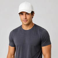 Cappellino da Baseball Vintage Sportivo Personalizzato 100% Cotone, 6 Pannelli Non Strutturati, Visiera Precurvata, Fibbia in Metallo, Regolabile, Unisex
