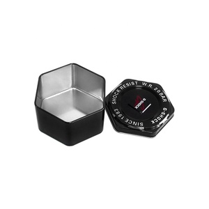 <span class=keywords><strong>Caja</strong></span> de Metal Hexagonal Reciclable con Diseño de Color y Logotipo Personalizado <span class=keywords><strong>para</strong></span> Almacenamiento de Relojes, Empaque de Regalo de Lujo <span class=keywords><strong>para</strong></span> Artículos de Cuero - Product Image 3