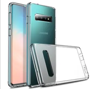 Anti Choque caso Claro Para Samsung Galaxy Nota 10 9 8 7 Borda S10 Plus S10e S9 S8 Mais Móvel capa armadura da tampa traseira do telefone