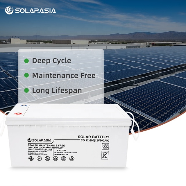 China Manufacturer Lead Acid Gel Battery 12V 100Ah 120Ah 150Ah 200Ah 250Ah Solar Energy Storage Rechargeable Gel Batteries