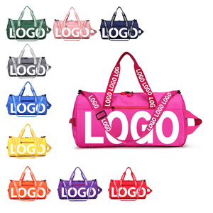Özel Logo pembe seyahat haftasonu gecede Holdall yün bagaj seyahat çantaları lüks erkekler kadınlar için - Product Image 2