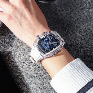 Correa Watch10 Compatible de lujo para Lamborghini Modified <span class=keywords><strong>Richard</strong></span> Style TPU transparente para Apple Watch Band para Series 7-10 - Product Image 6