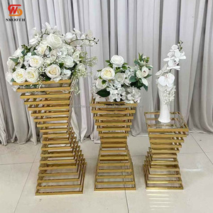 SMOOTH Metal Pedestal Plinth Cake Flower <b>Stand</b> Wedding Centerpiece Dessert Display Plinth for Decoration - Product Image 1