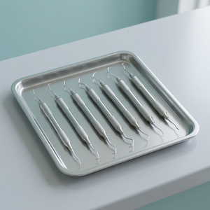 Juego de curetas dentales Gracey de la mejor calidad de 7 piezas, Instrumentos dentales certificados CE de acero inoxidable reutilizables manuales, precio al por mayor - Product Image 3