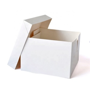 Wholesale High Quality Plain White Tall <b>Cake</b> <b>Box</b> With clear Window - Product Image 6