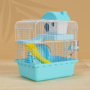 Jaula de hámster de oso dorado directo de fábrica, nido completo, jaula doble, castillo pequeño con caja portátil, Material plástico, patrón sólido - Product Image 4