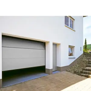 Villa Moderne Automatische Aluminium Beledigde Garagedeuren Roller Gedecoreerd Gegalvaniseerd Stalen Garagedeur Track Voor Thuis