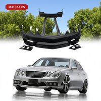 Kit de Conversión Exterior Estilo W para Mercedes Clase E W211 2002-2009, Parachoques de Fibra de Vidrio para Automóviles, Modificación de Automóviles