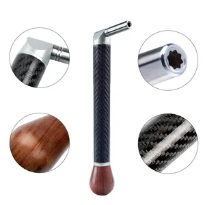 Professioneller 5-Grad-, 10-Grad- und 15-Grad-Stimmhammer mit Carbonfasergriff für Klavierstimmung, Zubehör für Stimmhammer, Spitzen 1/2/3 # - Product Image 5