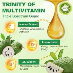 OEM/ODM Soursop Multivitamin Drops Oral <b>Liquid</b> Antioxidant Defense Energy Enhancement Immune Resilience Vitality Support - Product Image 3