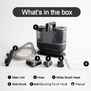 Multi Functional Heated Carpet Cleaner 1.25L Water Tank Powerful Suction For Sofa And Carpet Cleaning - Product Image 5