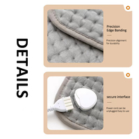 Couverture chauffante électrique confortable pour l'hiver Coussin de massage à forte demande pour l'application du corps