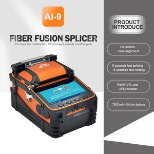 Tín hiệu lửa mô hình mới AI-9 Fusion nối sáu động cơ cốt lõi liên kết sợi Fusion splicer FTTH sợi quang hàn nối 5S - Product Image 2