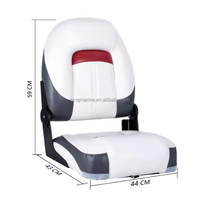 Accessoire de siège de bateau de chaise pliante de matériel marin pour des capitaines Accessoire marin facile à plier