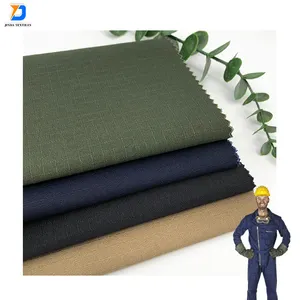 Jinda high quality China 230GSM Ripstop Fabric Tear Resistant Tela 65 Polyester 35 Cotton Fabric