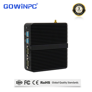 มินิพีซีอุตสาหกรรมไร้พัดลม พร้อม Intel J4125 J1900 N95 N2840 พอร์ต LAN กิกะบิตคู่ 2 พอร์ต RS232 COM แรม 16GB - Product Image 5
