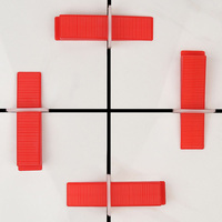 Clips de Système de Nivellement pour Carrelage Étanche, Installation Facile, Épaisseurs 1mm, 1.5mm, 2mm