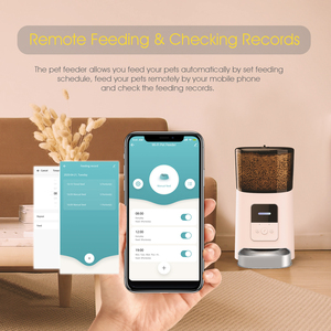 Nouvel arrivage Mangeoire automatique pour animaux de compagnie Télécommande intelligente Mangeoire pour animaux de compagnie Wifi Microchip Automatic Dog Pet Bowls Food Feeder - Product Image 4