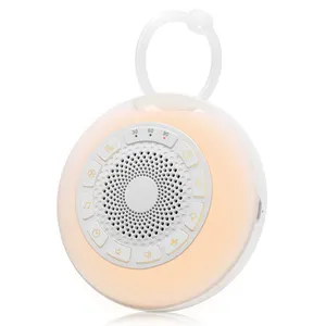 Nouveau Portable haute fidélité apaisant sons 7 couleurs veilleuse bébé son Machine minuterie blanc bruit Machine aide sommeil musique