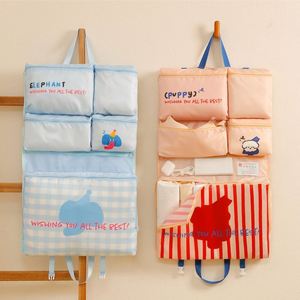 New Stripe Foldable 6 in 1 Multi Functional <b>Luggage</b> Bag Organizer Bags for Travel - Product Image 1