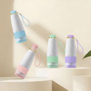 ร่มพับ 5 ตอน ป้องกัน UV กันแดด กันฝน ใช้ได้สองแบบ สีไล่ระดับมาการอง พกพาสะดวก รับสกรีนโลโก้ - Product Image 2