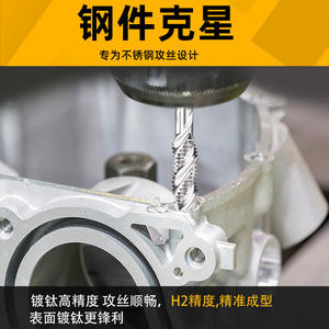 Machuelos de Máquina M35 con Alto Contenido de Cobalto, Machuelos Espirales Recubiertos de Titanio con Puntas Roscadas - Product Image 5