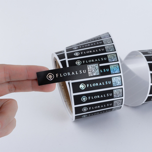 Impression d'autocollant en or <span class=keywords><strong>rose</strong></span>, rouleau étanche feuille d'or rouleau brillant Logo personnalisé autocollants étiquette d'emballage (ancien) - Product Image 2