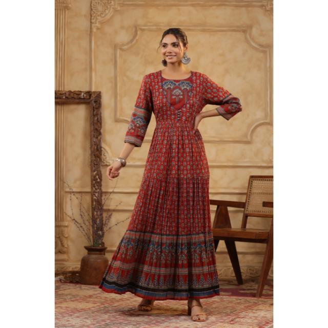dress hata design 3 Quarter Hata Design: Trendy Kurta Styles