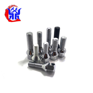 Para <span class=keywords><strong>Volkswagen</strong></span> Audi Q3 Q5 A4L A6L A8 <span class=keywords><strong>Perno</strong></span> de <span class=keywords><strong>rueda</strong></span> Base de bola M14 * 1,5 <span class=keywords><strong>Perno</strong></span> de <span class=keywords><strong>rueda</strong></span> cromado - Product Image 4