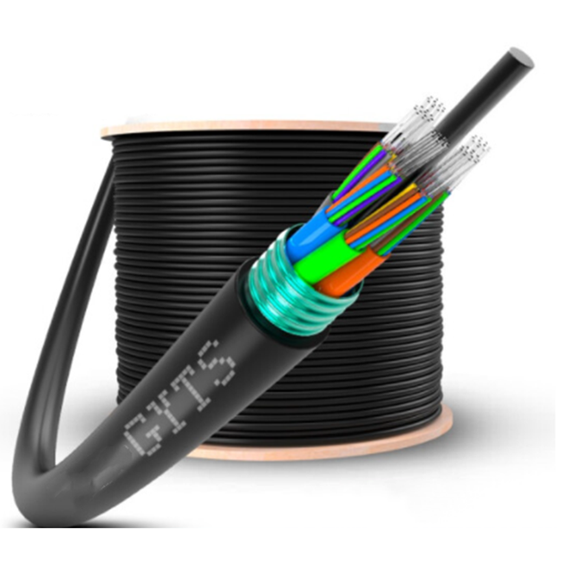 bulk price Factory High quality Fiber Optical Equipment  GYTS Armored Outdoor Singlemode Fiber Optic GYTS Cable 1km/pool