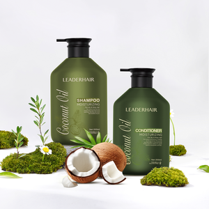 Fabricante OEM/ODM de Productos <span class=keywords><strong>para</strong></span> el Cuidado del Cabello Sin Sulfatos, Set de Champú y Acondicionador Hidratante de Aceite de Coco <span class=keywords><strong>para</strong></span> <span class=keywords><strong>Hombres</strong></span> y Mujeres - Product Image 1