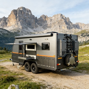 Remorque de camping tout-terrain personnalisable de haute qualité, <span class=keywords><strong>caravane</strong></span>, maison isolée à <span class=keywords><strong>double</strong></span> essieu pour les voyages longue distance et le camping - Product Image 3