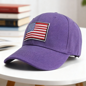 2026 Thế Giới Bóng Đá Đội tuyển quốc gia cup người hâm mộ cổ vũ bông 6-bảng thêu Velcro Mỹ cờ mô hình khuyến mãi Mũ bóng chày - Product Image 4