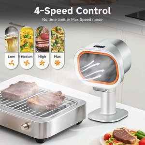 <span class=keywords><strong>Hotte</strong></span> <span class=keywords><strong>aspirante</strong></span> portable à bras rétractable, extracteur de fumée haute efficacité, filtre détachable pour usage intérieur - Product Image 4