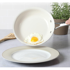 Offre Spéciale – Batterie de Cuisine 10 Pièces en Aluminium avec Revêtement Céramique Moderne, Poignées en Acier Inoxydable, Couvercles en Verre, Compatible Four et Lave-Vaisselle - Product Image 3