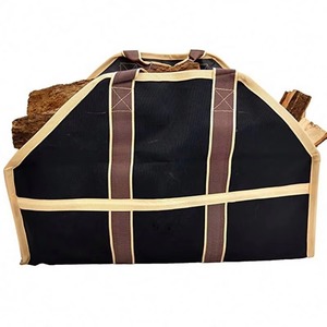 BSCI factory Supersized Canvas Firewood Wood <b>Carrier</b> <b>bag</b> Log Camping Outdoor Holder Carry <b>storage</b> <b>bag</b> Wood Canvas <b>Bag</b> - Product Image 2