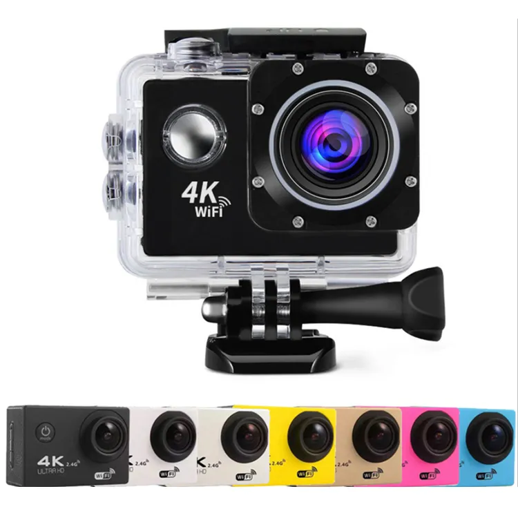 Caméra d'action étanche 360 go pro Wifi télécommande sous-marine 4K 60fps action & sports camara