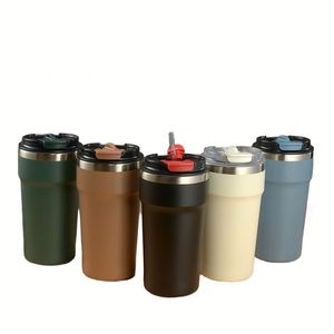 Portable Unisex Stainless Steel Vacuum Thermos <b>Mug</b> With Double Wall Leak-Proof Design for Travel Camping & Car Use - Product Image 2