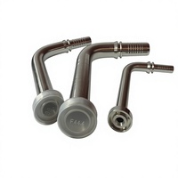 97392 Flange SAE 3000PSI 90 °   Raccord hydraulique coudé pour système hydraulique
