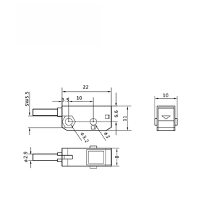 เซ็นเซอร์โฟโตอิเล็กทริกผ่านลำแสงผ่าน PTJ-T80NC-I IP67 PTJ-T80NO-I 8ม. nnc IO Link สำหรับการตรวจจับระยะไกล - Product Image 6