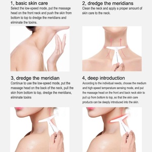 Appareil de luminothérapie LED rouge EMS, équipement de soin de la peau pour salon de beauté, masseur pour le lifting du visage et du cou - Product Image 6