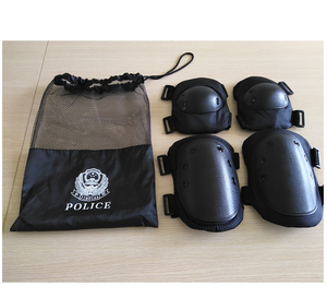DFP1024 - Juego de 4 Protectores Negros para Codos y Rodillas, para Uniformes Especiales y de Trabajo en Exteriores - Product Image 3