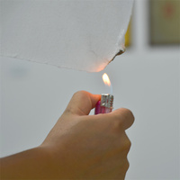 Rouleaux non tissés ignifuges de tissus non tissés de liaison chimique de polyester de tissu non tissé résistant au feu