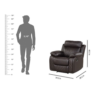 CY – causeuse d'angle électrique en cuir, ensemble de Chaise de salon étanche, mobilier automatique, canapé inclinable pour salon - Product Image 2