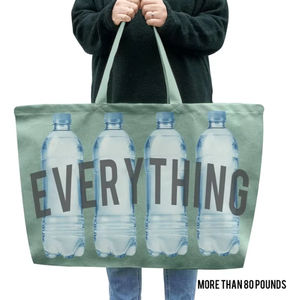 Oversize Large Women's Cotton Canvas Tote <b>Bag</b> Tennis Customized Logo Weekend Party Beach <b>Gift</b> Shopping Large Capacity Printing - Product Image 4