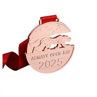 Médaille en métal ajourée personnalisée pour événement sportif, récompense commémorative, plaque suspendue, compétition, honneur, impression numérique