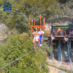 Parque de atracciones de montaña al aire libre personalizado desafío de gran altitud juegos de aventuras bicicleta de cielo para niños - Product Image 4