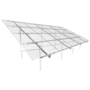 Aluminum Photovoltaic C Pile Ground Installation Structure Solar Panel Installation Bracket