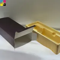 Boîte de luxe personnalisée à extrémités pliées pour emballage cadeau cosmétique, carton pliable avec doublure personnalisée pour marques de beauté et vente au détail